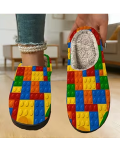 Art Lego-like Slippers
